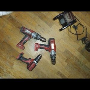 Milwaukee drills and charger